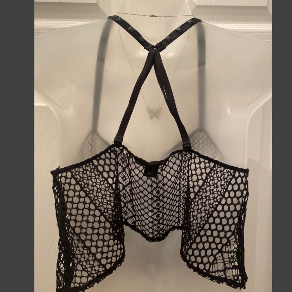 Black crochet top - Picture 3 of 4